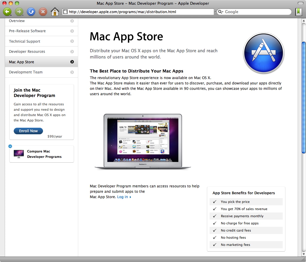 mac for app development